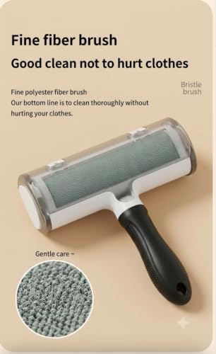 Navors Pet Hair Remover Roller, Reusable Self-Cleaning Pet Hair Roller for Dogs & Cats, Fur Remover for Couch, Furniture, Carpet, Bedding, Rugs & Sofa - Image 2