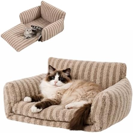 Hollypet Cat Bed Small Dog Orthopedic Couch Beds for Pets up to 20 lbs by Hollypet