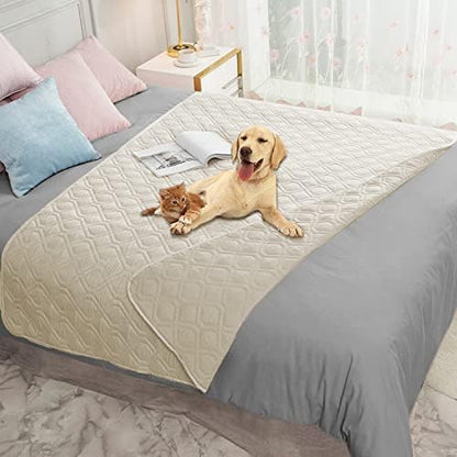 Ameritex Waterproof Blanket Reversible Dog Bed Cover Pet Blanket for Furniture Bed Couch Sofa - Image 6