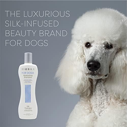 BioSilk for Dogs Silk Therapy Moisture Dog Shampoo, 12 Fl Oz - Image 4