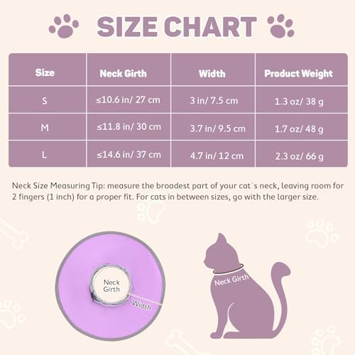 Avont Lightweight Waterproof Foldable Cone, Soft E-Collar - M Purple - Image 3