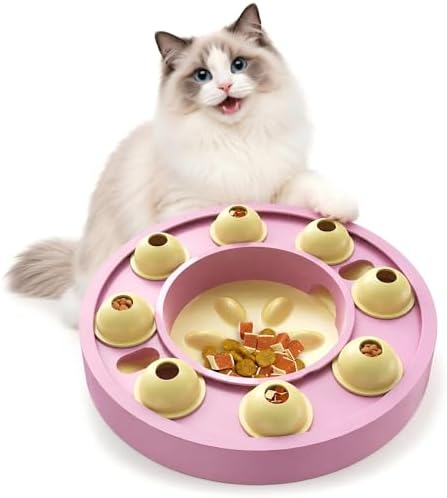 KADTC Cat Puzzle Toy, Slow Feeder, Interactive Enrichment for Indoor Cats by KADTCINTELLIGENCEDEVELOPMENT