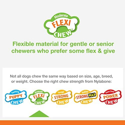 Nylabone Flex Moderate Chew Dog Toy Chicken Small/Regular (1 Count) (Pack of 4) - Image 3
