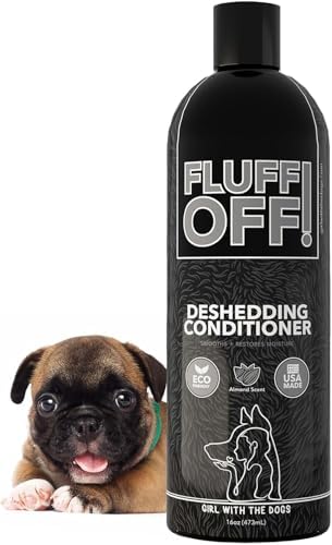 Fluff Off! by Girl With The Dogs Deshedding Dog & Cat Conditioner, 8Wks+ by GirlWithTheDogs