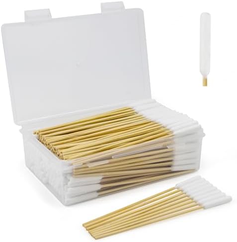 200Pcs 6 Inch Bamboo Cotton Swabs Large Tip Lint Free Cotton Buds by UrbanAbode