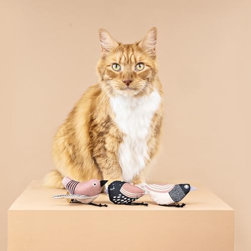 Fringe Studio, Under My Wings, Durable Cotton Canvas Cat Toy, 3PCS Set, PetShop Collection (904029) - Image 6