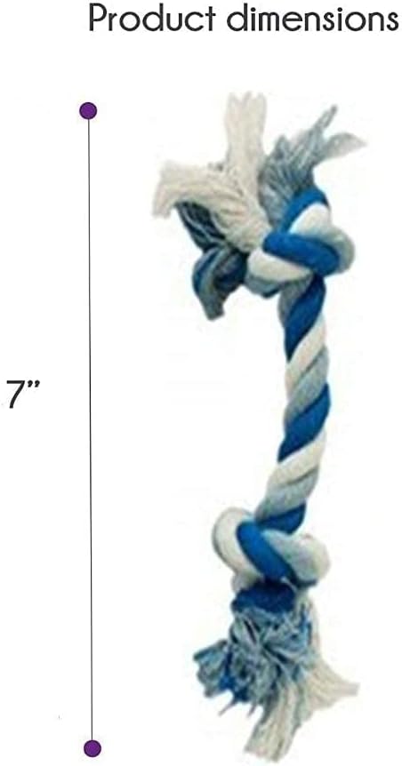 Puppy Rope Toys for Small Dogs - Puppy Teething Toys - Knots Dog Toy for Smart Newborn Pet and High Active Puppies - Doggy Mini Dental Pack of 4 - Image 2