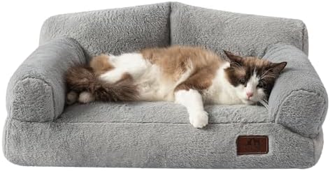 Hollypet Small Dog Large Cat Bed Puppy Couch Beds for Pets up to 25 lbs - Image 2