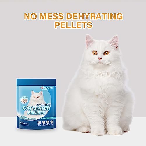 Honey Care All-Absorb Cat Litter Pellets, Zeolite, Long-Lasting Odor Control Non-climping Litter, 14 Lbs Pack - Image 6