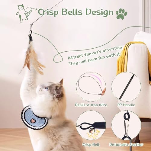 40-Pack Cat Toys for Indoor Cats & Kittens, Interactive Cat Toy - Image 4