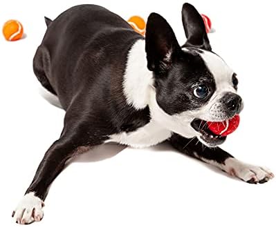 Midlee Mini 1.5" Dog Tennis Balls with Squeaker, Set of 12 - Image 2