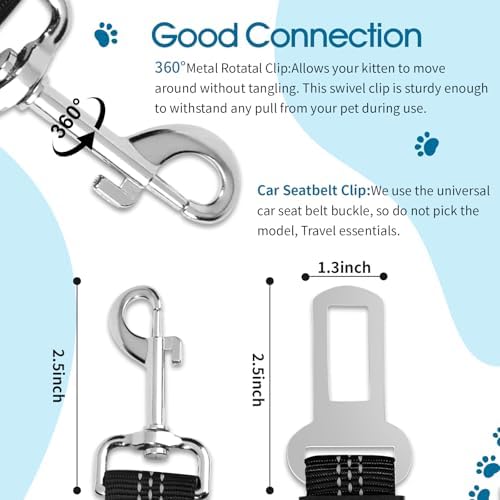 Dog Set Belt for Car Adjustable Dog Seatbelts for Vehicle - Image 5