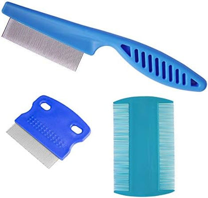3 Pcs Pet Comb Tear Stain Remover Combs for Dogs, Dog Comb by zYoung