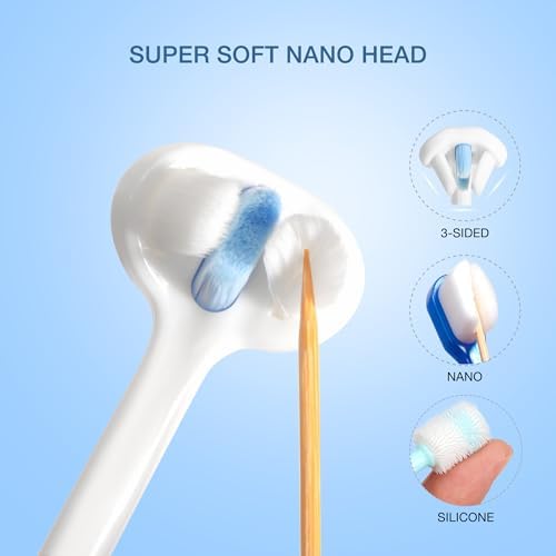 Ultra Soft Nano Dog Toothbrush Kit for Small Breed Pet 3 Styles - Image 2
