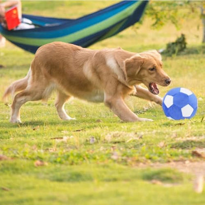 Plush Dog Toys Soccer Ball,7.1 Inch for Interactive Training - Image 2