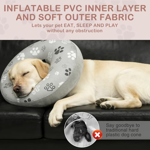 SCENEREAL Dog Cone Alternative After Surgery Donut Collar Soft - Image 5