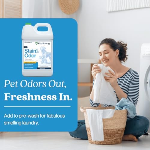 Eco Strong Pet Stain and Odor Remover - Cat Urine Enzyme Cleaner Destroyer, Urine Destroyer for Dogs, Pet Urine Enzyme Cleaner - 128 Oz - Image 4