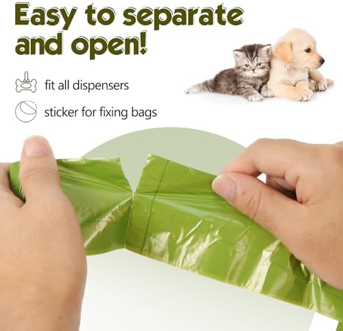 Dog Poop Bags Rolls: Extra Thick Leak Proof Unscented 13 x 9 in 300 Count - Image 4