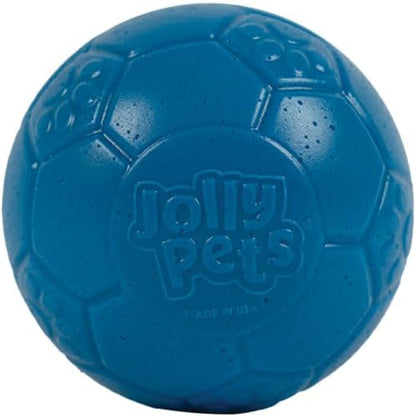 Jolly Pets Large Soccer Ball Floating-Bouncing Dog Toy, 8 inch Diameter, Ocean Blue by JollyPets