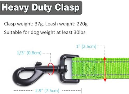 3 Handle Dog Leash 10FT Triple Handle Reflective Large Medium Dog - Image 2