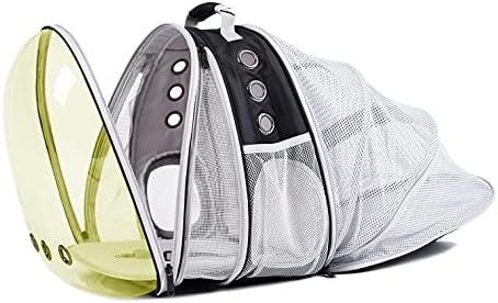 Dual Expandable Polarized Cat Backpack Carrier, Fit up to 20 lbs, Expandable Front & Back Space Capsule Polarized Bubble Pet Carrier for Large Cat and Small Dog, Pet Carrying Hiking Traveling Backpack - Image 3