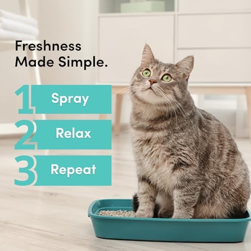 Clean Revolution Cat Litter Deodorizer Spray – 18oz, Probiotic Odor Elimination with DustLock™, Fragrance-Free, Extends Litter Life, Non-Toxic, Safe for All Cats, Made in USA - Image 4