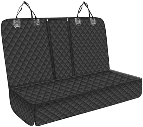 Car Back Seat Cover for Dog, 53" Pet Bench Backseat Cover, Black by Unknown