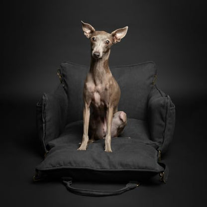 NOAH & PAW Small Dog Car Seat for Small Medium Pets with Harness Clip, 4X Safety Feature, Washable, Waterproof Dog Seat for Car, Orthopedic Foam Wrapped with Plush, Canvas Material - Image 6