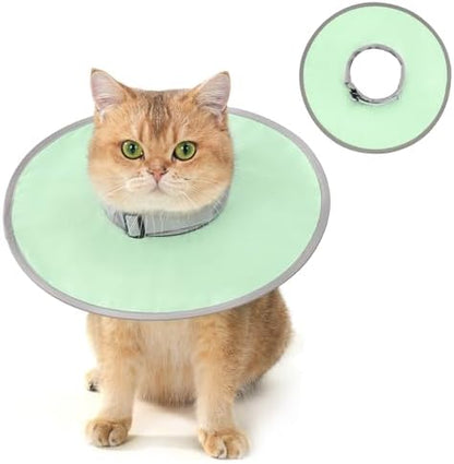 Avont Lightweight Waterproof Foldable Cone, Soft E-Collar - L Green by Avont