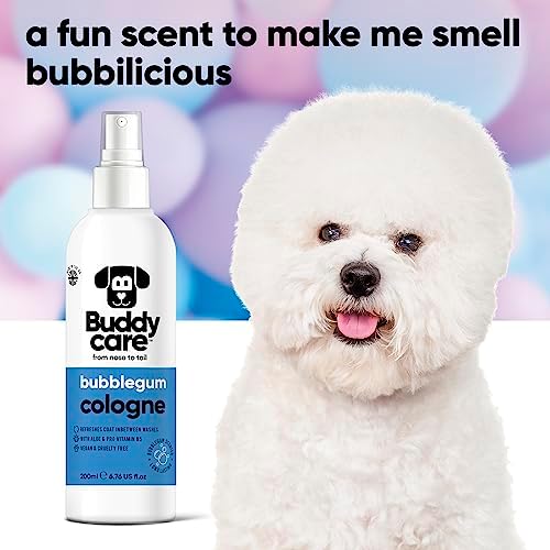 Buddycare Dog Cologne - Bubblegum - 200ml - Sweet and Playful Scented Dog Cologne - Refreshes Between Dog Washes - Image 3