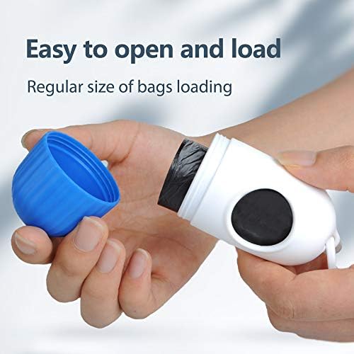 Fida Retractable Dog Leash with Dispenser and Poop Bags, 16 ft, Blue - Image 5