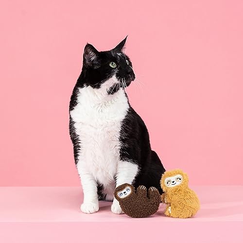 Fringe Studio Plush Cat Toy Set, Movin' Slow, Mini 2 Piece Set, Pet Shop Collection (692009) - Image 3
