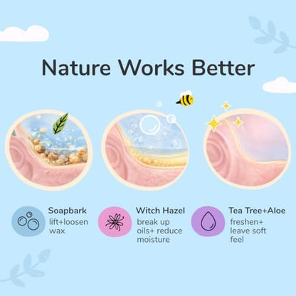 kin+kind USDA Organic Clean Ears, Dog Ear Cleaner, Leave in, No Rinse, 4 oz - Image 3