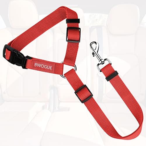 BWOGUE Dog Seat Belt for Car, Adjustable Headrest Restraint Safety Lead - Image 2