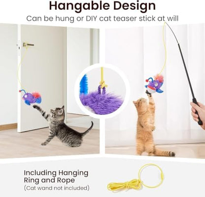 Potaroma Cat Toys Flapping Fish, Interactive Anglerfish with Catnip - Image 6