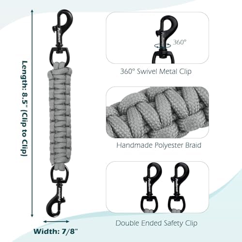 PetBonus Dog Collar Safety Clip, Handmade Prong Collar to Harness Connector - Image 2