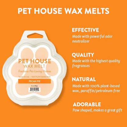 Pecan Pie Wax Melts Plant-Based Wax, 4 Pack Pet House - Image 2