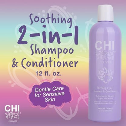 CHI Vibes for Dogs Soothing 2-in-1 Shampoo & Conditioner, 12 Oz - Image 2