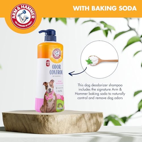 Arm & Hammer Odor Control Dog Shampoo, Value Size with Pump, 24 Fl Oz - Image 3