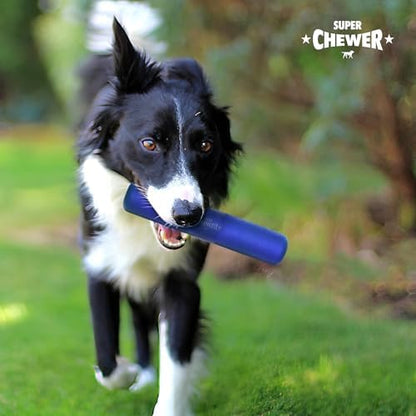 SuperChewer Tough Chew Stick Fetch Toy | Lifetime Replacement | Strong Natural Rubber | Smear Treats Inside To Excite Dogs | Ultra Durable Chewing Toy for Aggressive Chewers | For All Breeds - Image 4