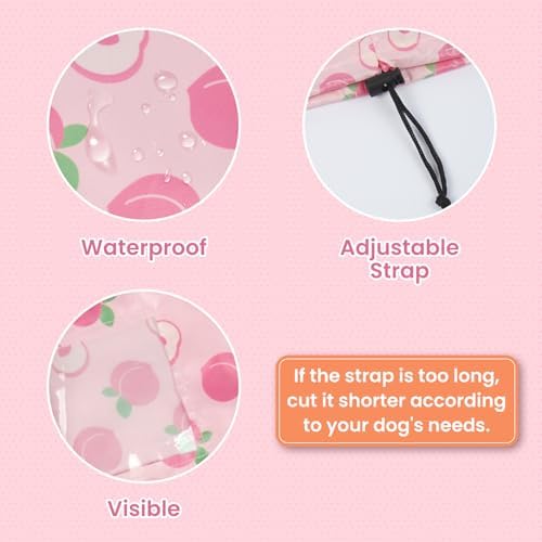 Nanaki Dog Shower Cap-Ear Protection for Bath, Adjustable Grooming Ear Cover, Waterproof Shower Caps for Dogs Hat, Reusable Pet Shower Caps for Bathing Grooming Swimming Drawstring Can be Trimmed - Image 3
