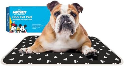 The Green Pet Shop Cool Pet Pad - Medium, Disney’s Mickey & Minnie Mouse - Self-Cooling, Pressure Activated Mat for Dogs & Cats from 21-45 lbs - Non-Toxic Gel, No Water Needed by TheGreenPetShop