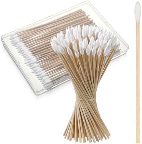 100 Pieces Qtips Cotton Swabs Cotton Swabs with Bamboo - Image 2