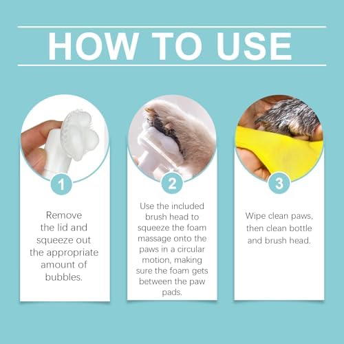 Dog Paw Cleaner Foam for Dogs & Cats, Deodorizing Formula - Image 2