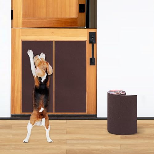 Pet Nail Self Adhesive Replacement Emery Paper, 10in*13ft, Brown by Astfys