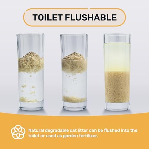 FUKUMARU Tofu Cat Litter, Soybean Fiber & Corn Starch Pellets, 32lb - Image 6