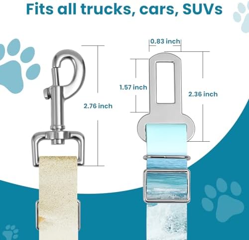 Adjustable pet cat and Dog car seat Belt，The Lanyard is Flexible and Adjustable from 20 to 33 inches (whelks) - Image 5