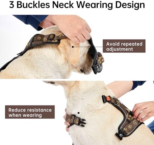 IVY&LANE No Pull Dog Harness for Medium Dogs,Reflective Dog Vest Harness - Image 3