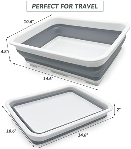 Fhiny Open Cat Litter Box, Kitten Potty Pan Semi-Enclosed Foldable Waterproof Travel Toilet for Indoor Cats Small Pet Kitty Rabbit Supplies Easy to Clean and Assemble 14.6"×10.6" - Image 5