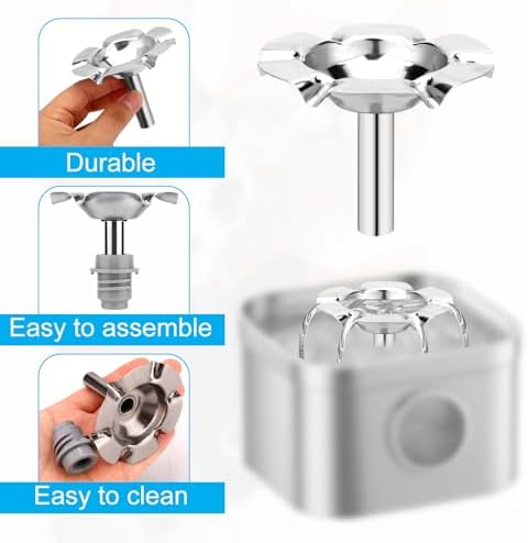 Flower Spout with Spout Holder for 88oz/2.6L Cat Water Fountain - Image 4